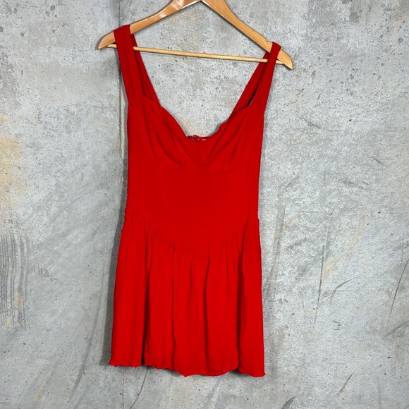 REFORMATION 
Taiga Crepe Mini Dress - Picture 4 of 9